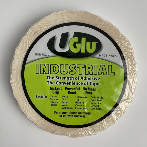 UGlu Industrial Acid Free Adhesive Tape 1/2” x 65’ MTR0565 - Picture 1 of 2